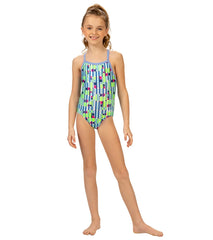 Dolfin Girls' Uptown One Piece Swimsuit (Big Kid)