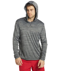 Sporti Men's L/S Hybrid Hooded UPF 50+ Sun Shirt