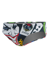 Turbo Men's New Joker Multi-Colored Water Polo Brief