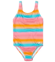Speedo Girls' Elastic Back One Piece Swimsuit (Big Kid)