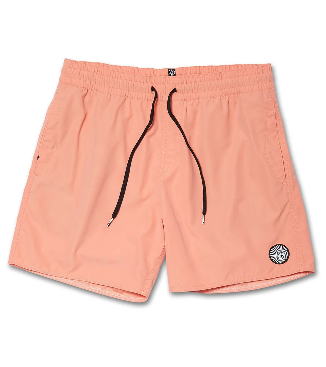Volcom Men's 16" Lido Solid Swim Trunks