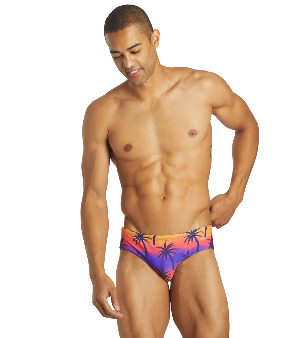 Sporti Sunset Palm Brief Swimsuit