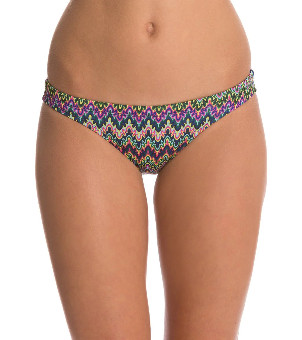 EQ Swimwear Retro Flames Poly Streamline Bikini Bottom