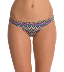 EQ Swimwear Retro Flames Poly Streamline Bikini Bottom