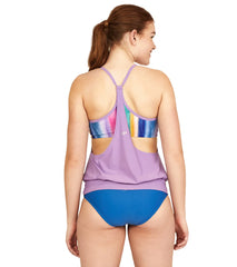 Speedo Women's Blouson Tankini Top