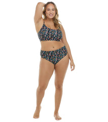 Body Glove Women's Abloom Marlee High Waisted Bikini Bottom
