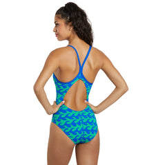 Arena Women's Ride The Wave Light Drop Back One Piece Swimsuit