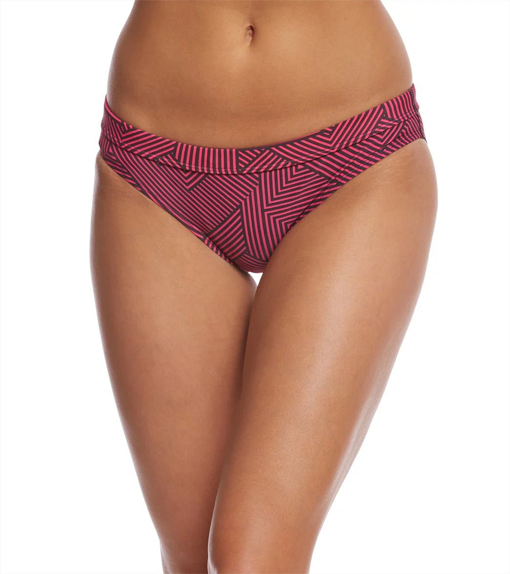 Sporti Active Chevron Hipster Workout Bikini Swim Bottom