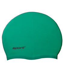 Sporti Kids' Solid Metallic Silicone Swim Cap