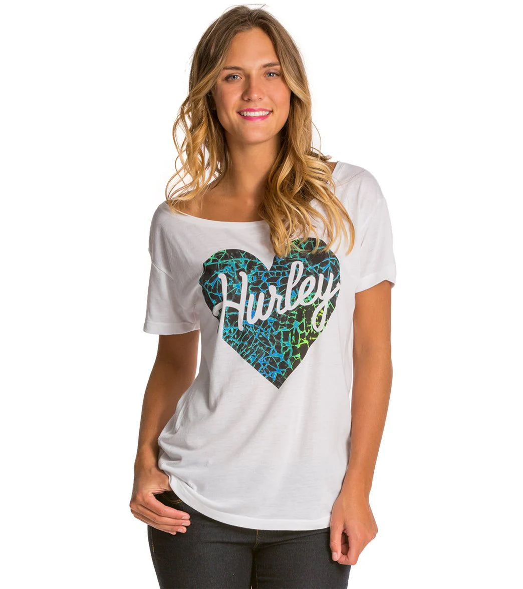 Hurley Women's Love Me Shattered Dri-Fit Tee