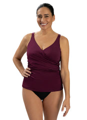 Dolfin Aquashape Women's Wrap Tankini Swimsuit Top