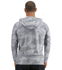 TYR Men's Turbulent SunDefense Hooded UPF 50+ Swim Shirt
