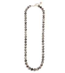 Zenzii Iridescent Beaded Long Necklace