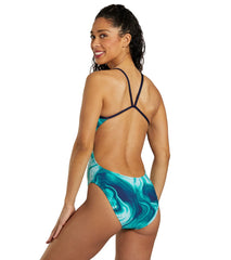 TYR Women's Mezio Cutoutfit One Piece Swimsuit