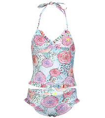 Hurley Little Girls' Every Rose Tankini Set (4-6X)