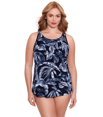 Miraclesuit Plus Women's  Tropica Toile Ursula Plus Tankini Top