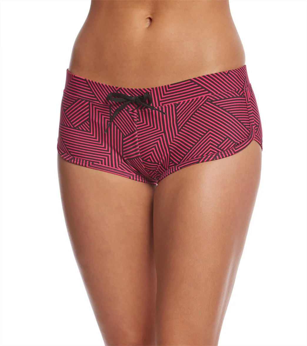 Sporti Active Chevron Cheeky Boyshort Swim Bottom