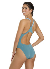 Speedo Women's Performance Back One Piece Swimsuit