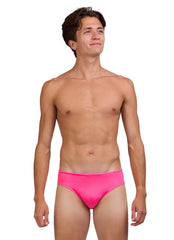JOLYN Men's Brolyn Solid Brief Swimsuit