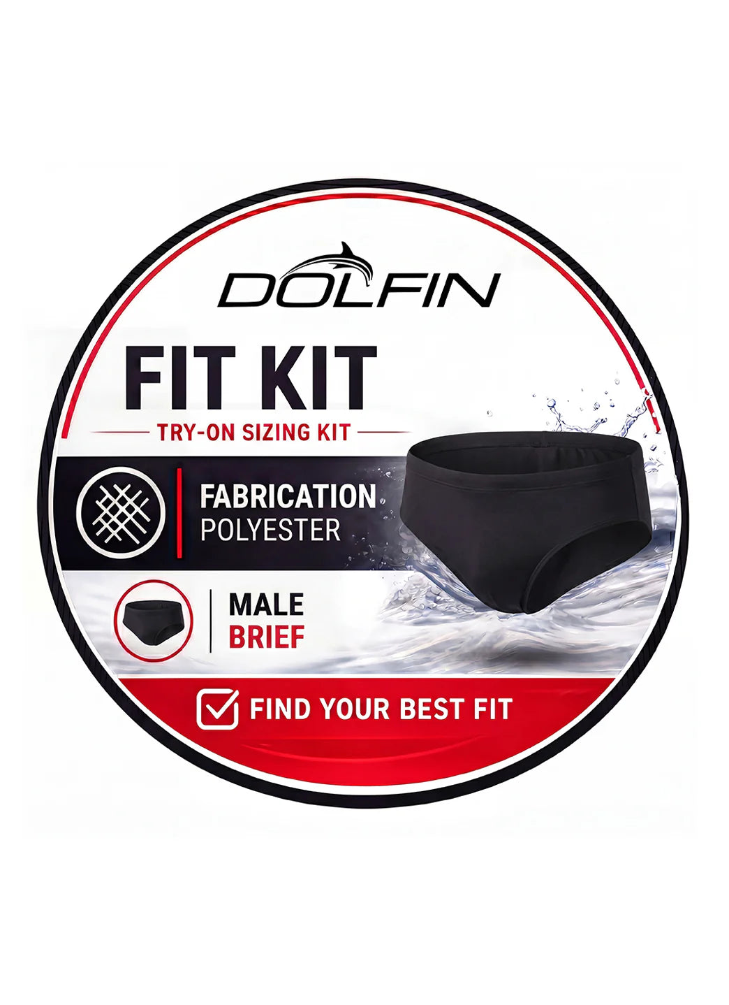 Dolfin Poly Fit Kit Reliance Racer Brief