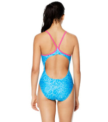 Speedo Women's Printed Flyer One Piece Swimsuit