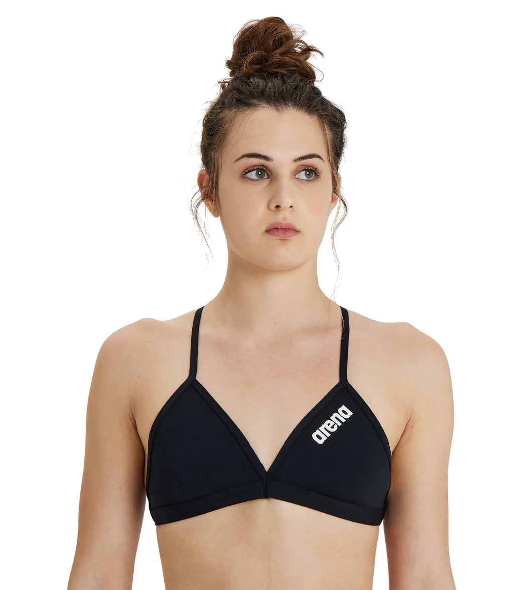 Arena Women's Solid Tie Back Bikini Top