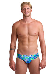 JOLYN Men's Flowerfield Brolyn Brief Swimsuit