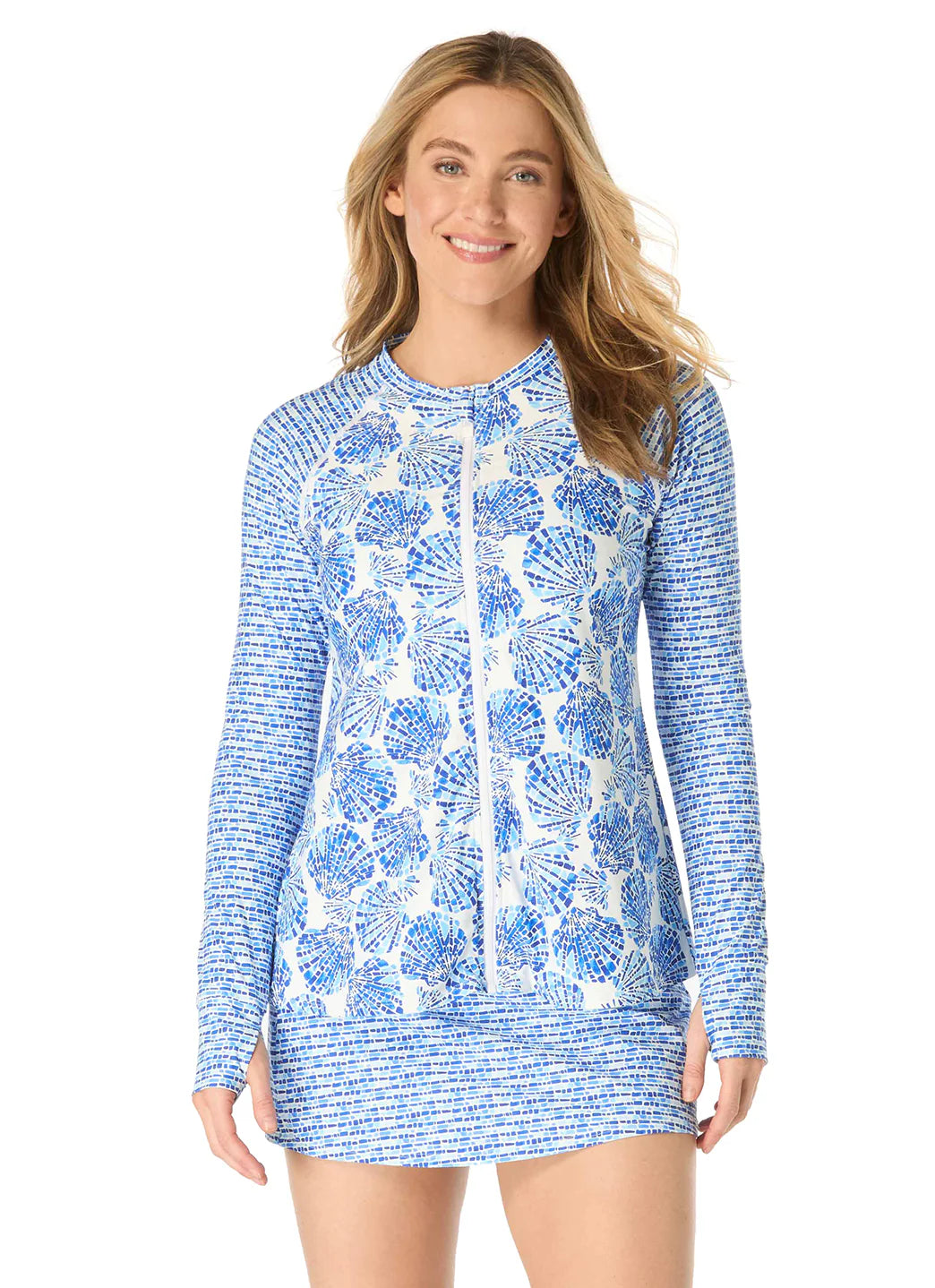 Beach House Women's Shoreline Shells Mary Rash Guard