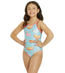 Sporti x Alex Walsh Pool Party Thin Strap One Piece Swimsuit Youth (22-28)