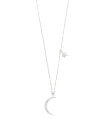 TAI Jewelry Moon Pendant with Star Charm