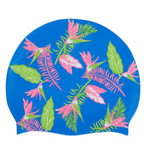 Sporti Hawaiian Silicone Swim Cap