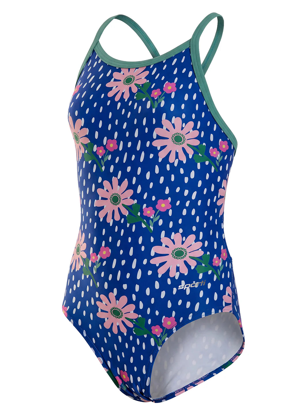 Sporti Coastal Daisy Thin Strap One Piece Swimsuit (22-44)