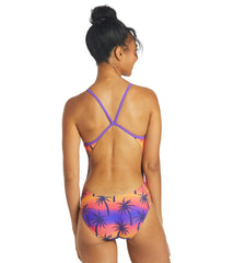 Sporti Sunset Palm Micro Back One Piece Swimsuit