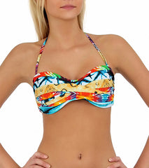 Body Glove Women's Drifter Molded Cup Twist Bandeau Top