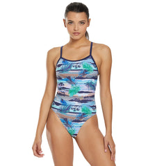Sporti Tropic Thin Strap One Piece Swimsuit