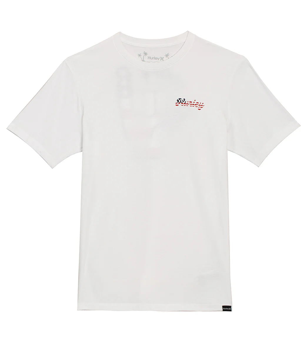 Hurley Men's Everyday Washed Shaka Flag Short Sleeve Tee
