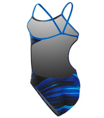 TYR Girls' Lumen Cutoutfit One Piece Swimsuit