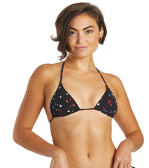 Hurley Women's Cosmic Reversible Itsy Bitsy Bikini Top