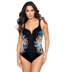 Miraclesuit Women's Plumeria Temptress One Piece Swimsuit