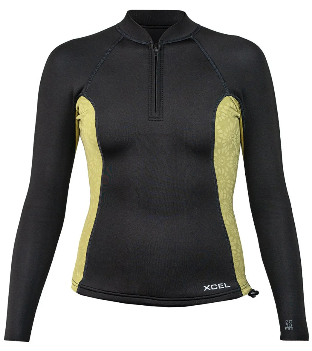 Xcel Women's 2mm Axis Front Zip Long Sleeve Jacket
