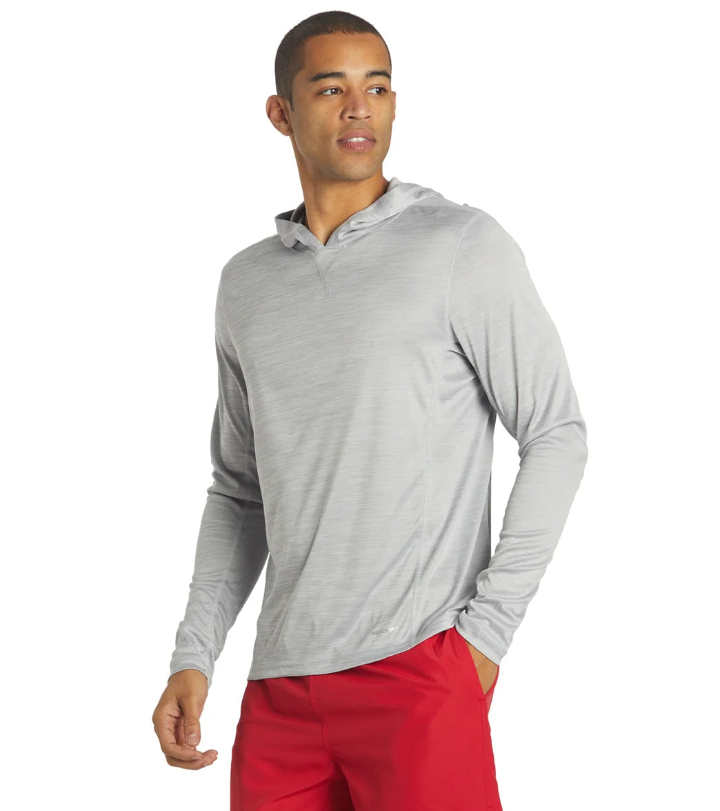 Sporti Men's L/S Hybrid Hooded UPF 50+ Sun Shirt