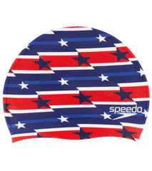 Speedo Silicone Printed Swim Caps
