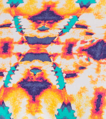 Hurley Swimwear Jagged Tie Dye Triangle Bra Bikini Top