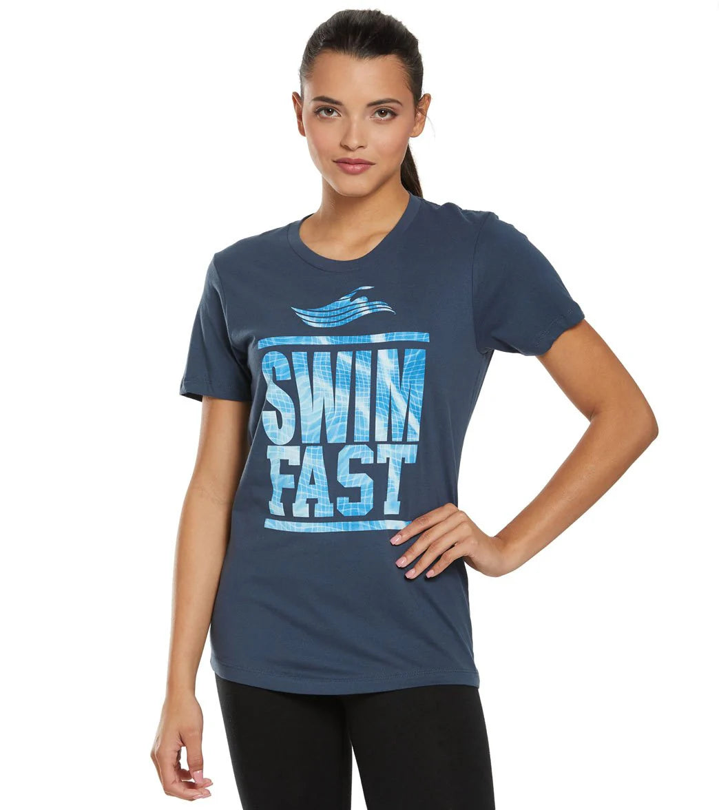 USMS Women's Swim Fast Crew Neck T-Shirt