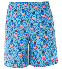 Dolfin Boys' The Captain Printed Swim Trunk (Little Kid)