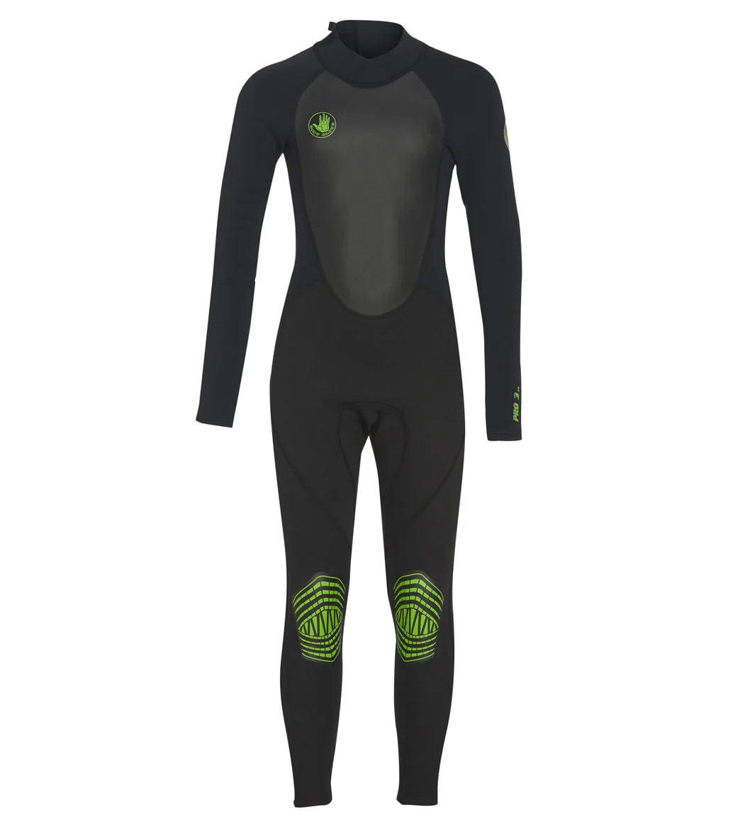 Body Glove Youth 3/2 mm PRO 3 Back Zip Fullsuit Wetsuit