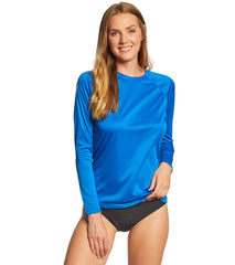 Sporti Women's Solid L/S UPF 50+ Sun Shirt
