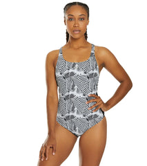 Arena Women's Viola Cradle Cross Back Chlorine Resistant One Piece Swimsuit