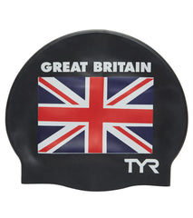 TYR Great Britain Silicone Swim Cap