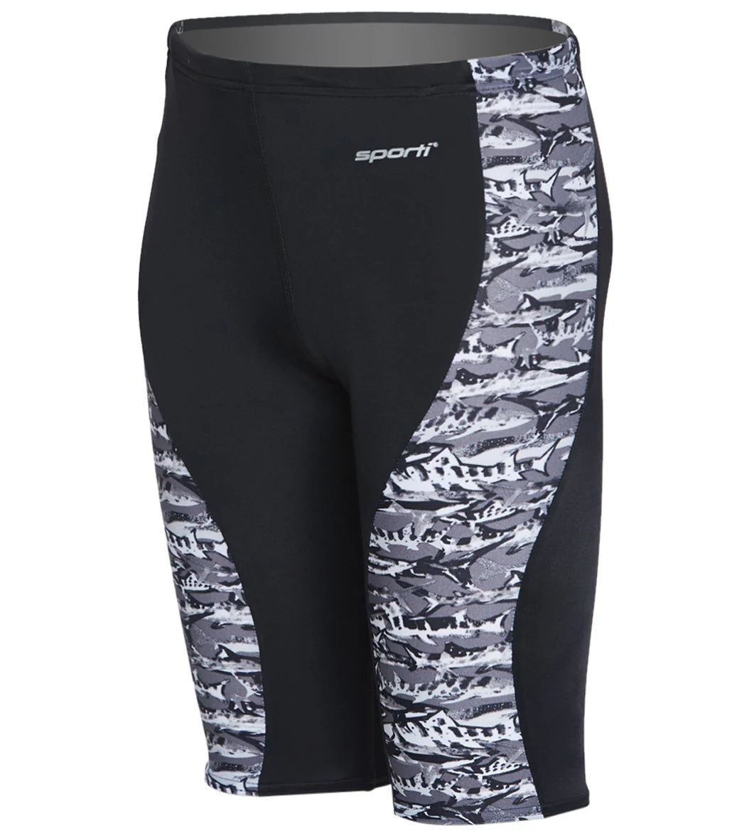 Sporti Shark Splice Jammer Swimsuit Youth (22-28)
